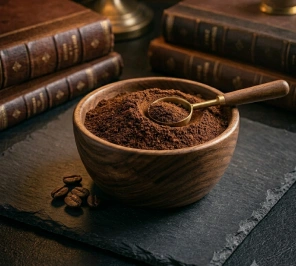 Ground coffee