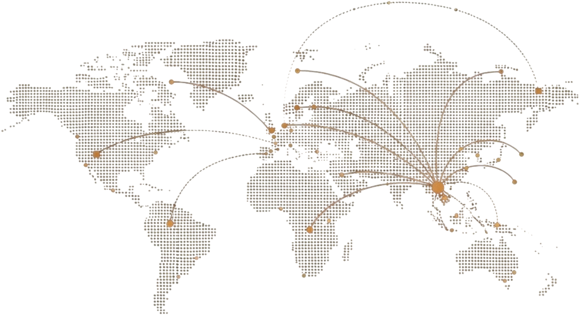 World delivery map