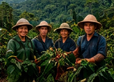 Coffee picking